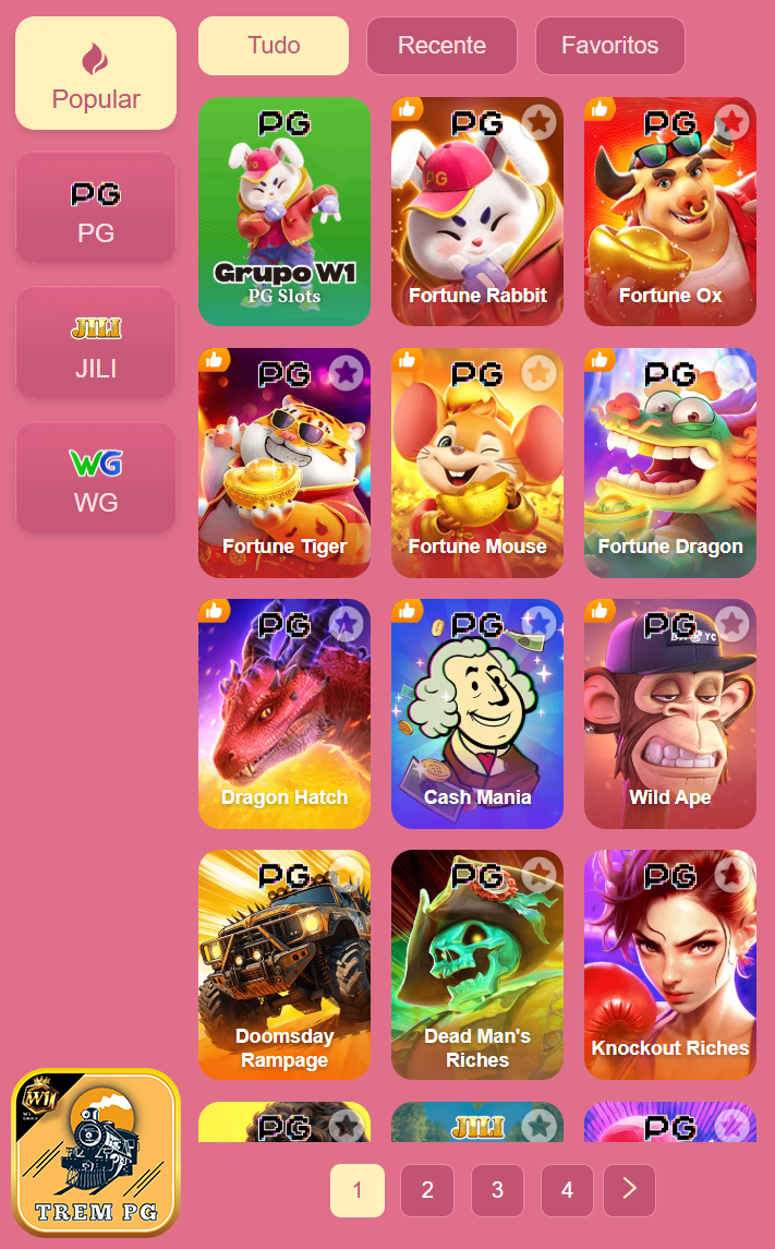 Slots online da trempg.com com jackpots progressivos